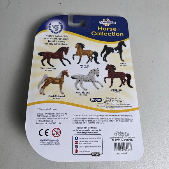 Breyer Stablemates Horse Collection Appaloosa Arabian Warmblood Toy Lot of 3 NEW - Picture 5 of 9